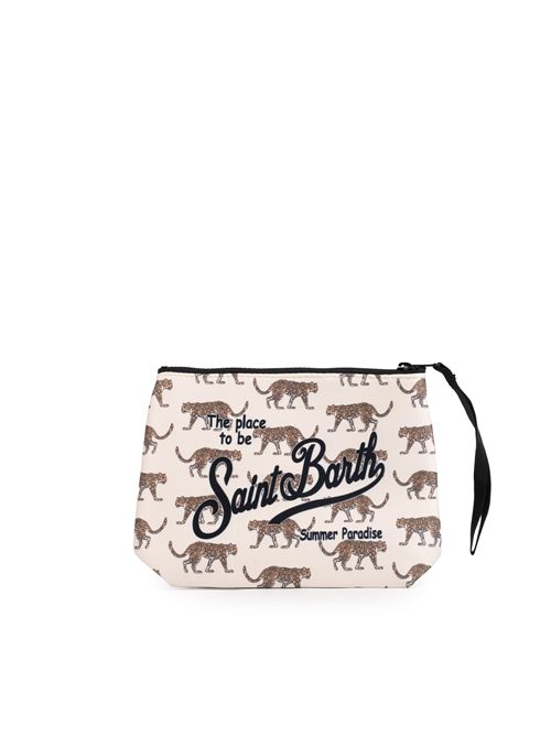 Pochette Aline Leopardo in neoprene Mc2 Saint Barth | ALINE ACC. NEOPRENE05906H SAVANNAH LEO 11